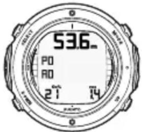 SUUNTO D61 - Weergegeven zuurstofwaarden - 1
