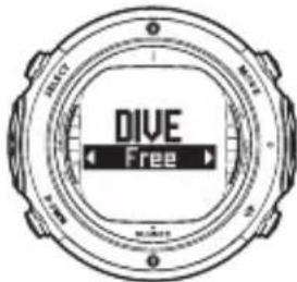 SUUNTO D61 - Duiken in de modus FREE (DIVE Free) - 1