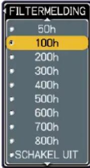 HITACHI ED-A110 - OPTIE Menu (vervolg) - 4