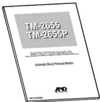 TM-2655 TM-2655P TREATUACTIONS MANUAL Automatic Broad Pressure Monitor AD