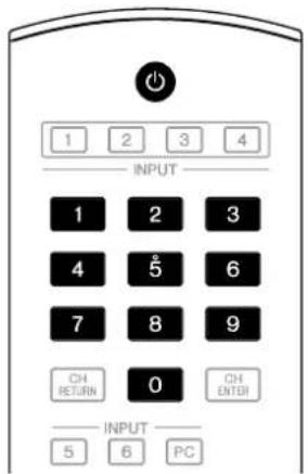 1 2 3 4 INPUT 1 2 3 4 5 6 7 8 9 ON RETURN 0 ON ENTER INPUT 5 6 PC