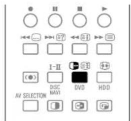 ● II ■ ▶ ←← → ←→ I-II (●) DVDC AV SELECTION DVD HDD