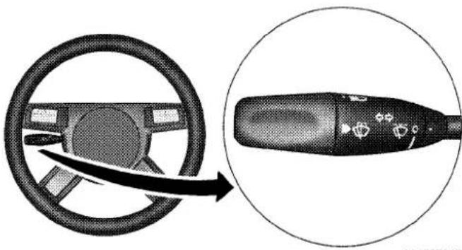 Chrysler 300 SRT (2010) - MultifunctionLever - 1