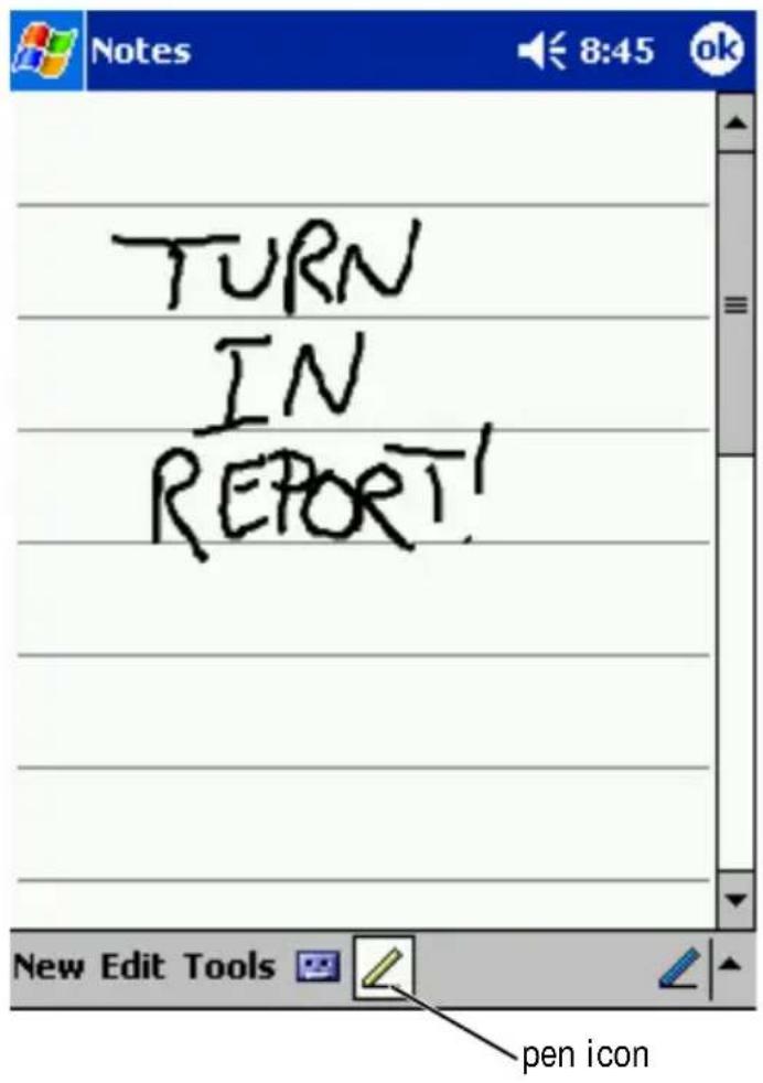 TURN IN REPORT! New Edit Tools pen icon