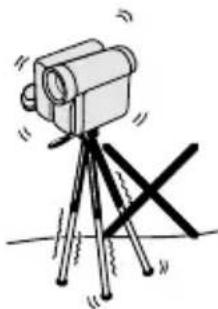 Illustration of a vintage camera mounted on a tripod with a cross mark, no text or symbols present