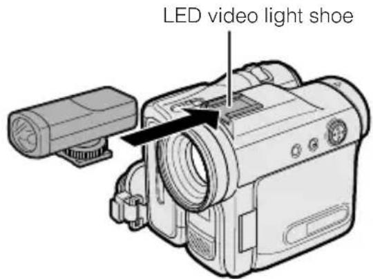 LED video light shoe