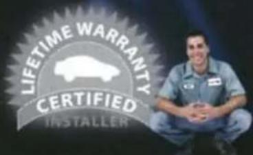 LIFETIME WARRANTY CERTIFIED INSTALLER