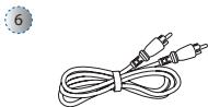 OPTOMA ML1500 - DESCRIPTION DU CONTENU DE LA BOÎTE - 6
