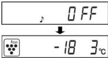 OFF ↓ -18 3℃