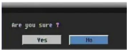 Are you sure ? Yes No