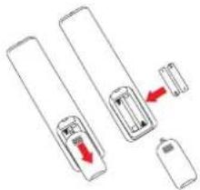 Diagram showing battery charging process with red arrows indicating charging direction and component placement