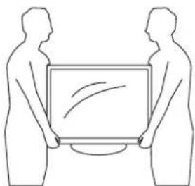 AOC LE24H067 - Carry the TV in the specified manner - 1