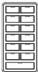 AMX MET-13 - Metreau Audio Keypads (SWT Compatible) - 2
