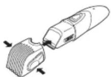 PANASONIC ER2405K - Using the trimmer - 1