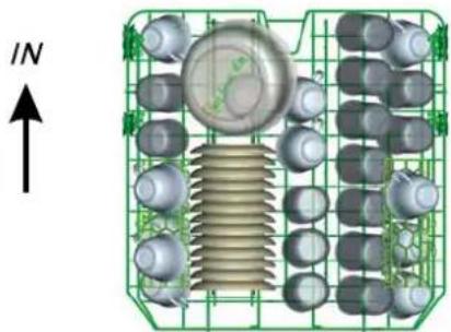 Caple Di628 - Loading the Upper Basket - 1