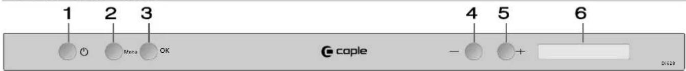 1 2 3 Menu OK 4 5 6 cople - + DIS29