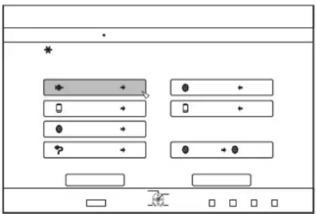Diagram showing a control panel with input fields, checkboxes, and a selected action button labeled '+'.