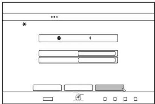 Diagram showing a layout or layout with labeled boxes and icons, possibly representing UI elements or system elements.