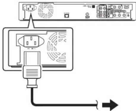 Diagram showing connections between a device and a server, with labeled ports and an arrow indicating direction.