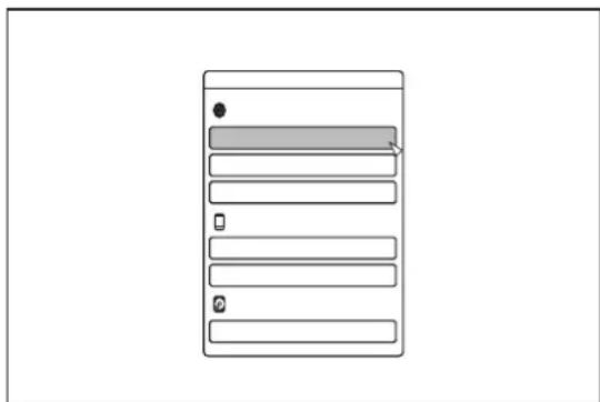 Diagram of a mobile app interface with a user input field and navigation buttons