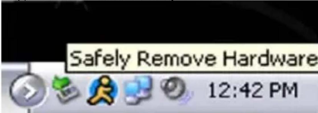 Safely Remove Hardware 12:42 PM