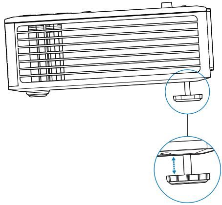 OPTOMA ML750 - Baisser le projecteur - 2