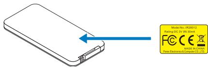 Model No. IR0812 Rating DC 3V 250.5mA FCC CCE MOSO ELECTRIC Power Electronics & Control IC 1.12