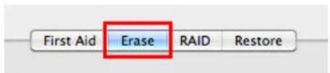 First Aid Erase RAID Restore