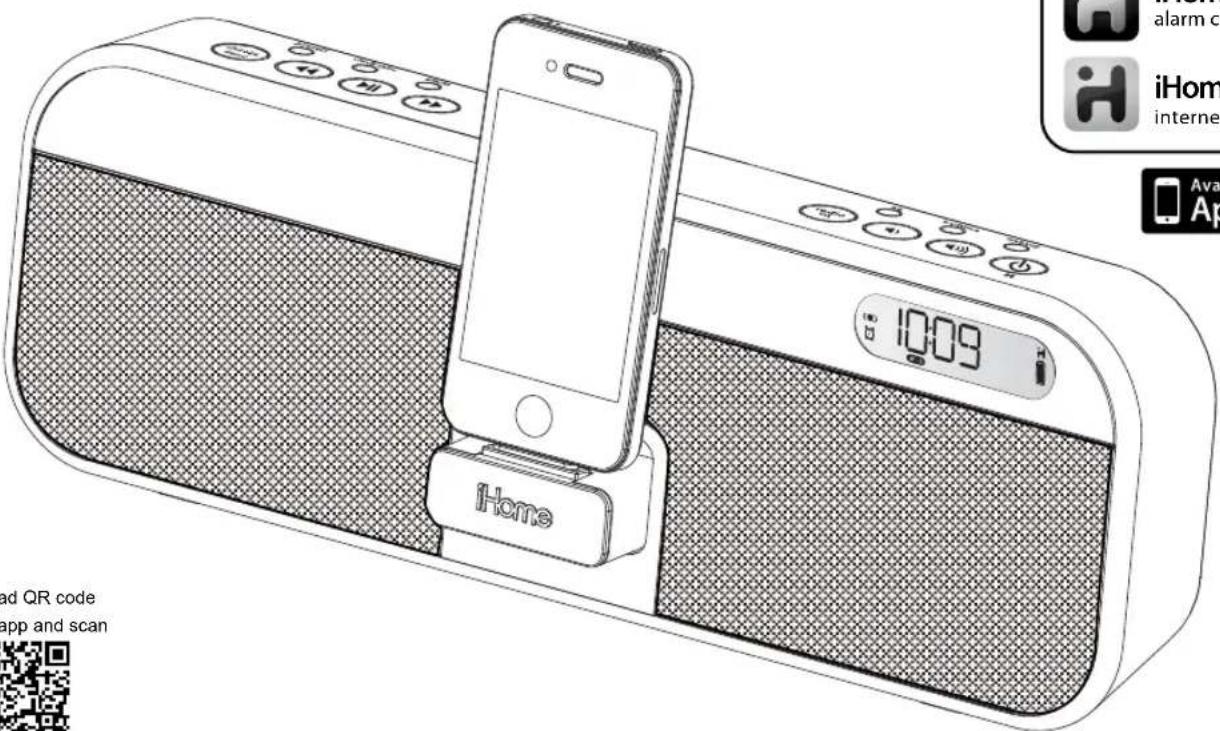alarm cl iHome internet 10:09 iHome ad QR code app and scan
