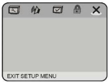 EXIT SETUP MENU