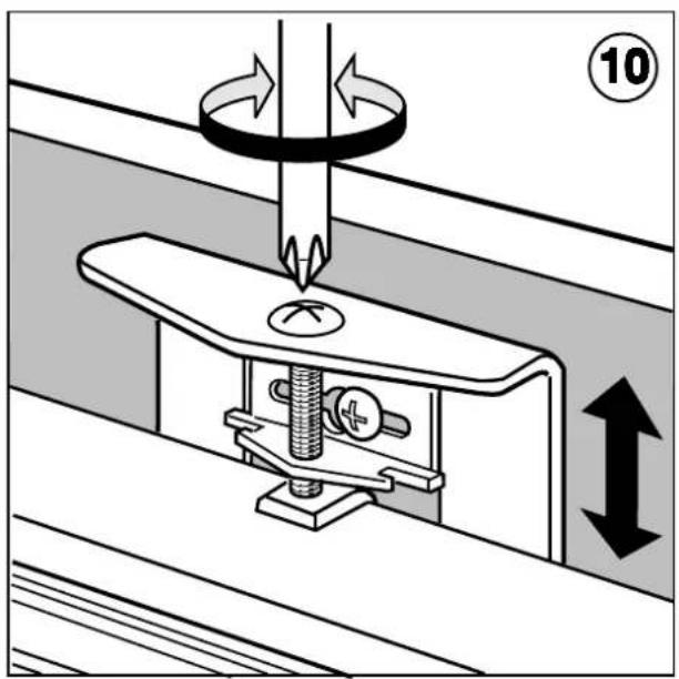 Mechanical assembly diagram showing a rotating component pressing into a base, with no visible text or symbols.