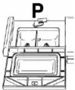 Line drawing of a passenger airplane cabin with no visible text or symbols.