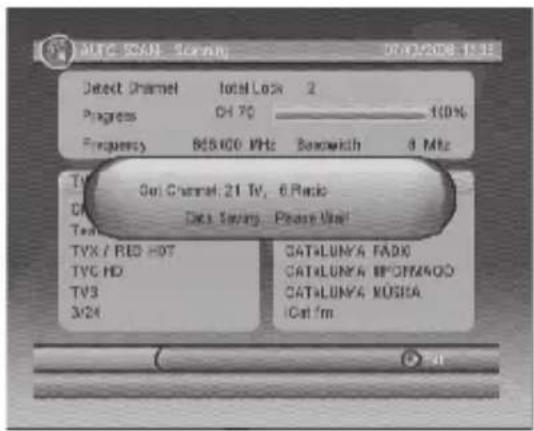 MHz 500V - Scanning 04/12/2008 1:32 Select Channel Total Lock 2 Progress CH 70 100% Frequency 600 MHz Bandwidth 8 MHz TV On Channel: 21 TV, 6 Pack: C Data Saving Please Use! TVX / RED HOT CATALUNYA FADD TVG HD CATALUNYA BFCFMAQO TV3 CATALUNYA MUSKA 3/24 Cat fm