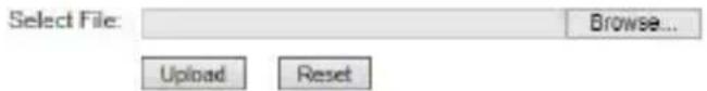 Select File: Browse... Upload Reset