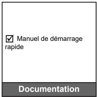 Manuel de démarrage rapide Documentation