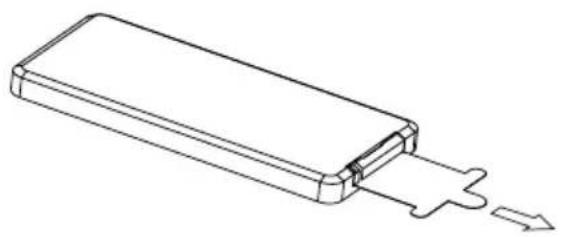 Pyle PLBT72G - Removing insulating sheet - 1