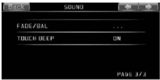 Back SOUND FADE/BAL ... TOUCH DEEP ON PAGE 3/3