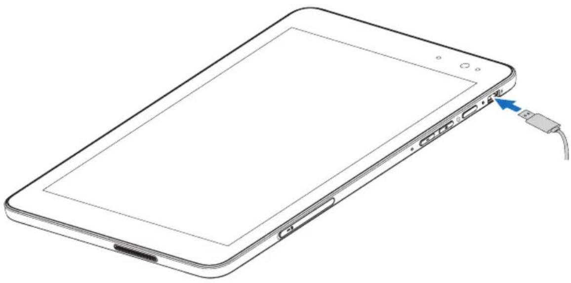 DELL Venue 7130 - Charging the tablet - 5