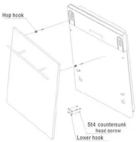 Hop hook St4 countersunk head screw Lower hook