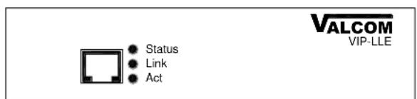 Status Link Act VALCOM VIP-LLE