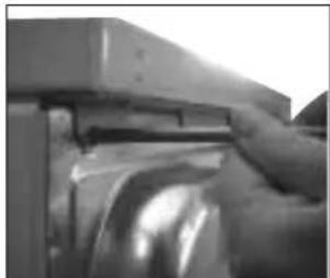 Creda W100FW - Transit Bracket Removal - 6