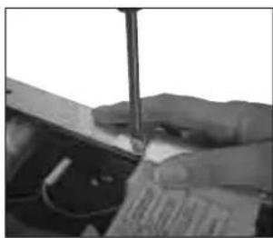 Creda W120VW - Transit Bracket Removal - 3