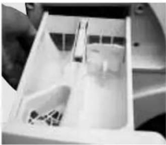 Creda W120VW - REMOVING AND CLEANING THE DISPENSER DRAWER AND COMPARTMENTS - 4