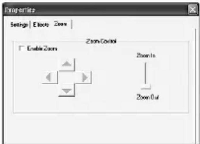 Properties Settings | Eboxo | Zoon | Zoom Control Enable Zoom Zoom In Zoom Out