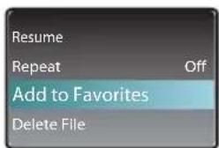 Resume Repeat Off Add to Favorites Delete File