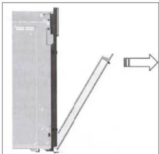 BAUMATIC BO612BL - Removing the inner door glass for cleaning - 1