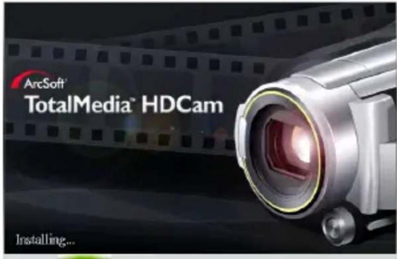 ArcSoft® TotalMedia® HDCam Installing...