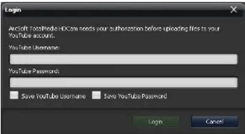Login Aircsoft TotalMedia HDCam needs your authorization before uploading files to your YouTube account. YouTube Username: YouTube Password: Save YouTube Username Save YouTube Password Login Cancel