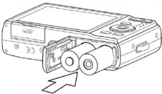 AGFAPHOTO DC-2030m - Insert the batteries. - 1