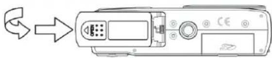 AGFAPHOTO DC-2030m - Close the battery cover. - 1